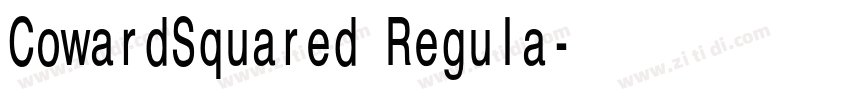 CowardSquared Regula字体转换